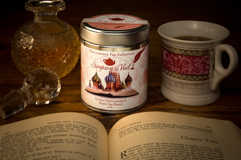 Literary Tea Line: Dostoyevsky, Joyce, Dickinson, Whitman