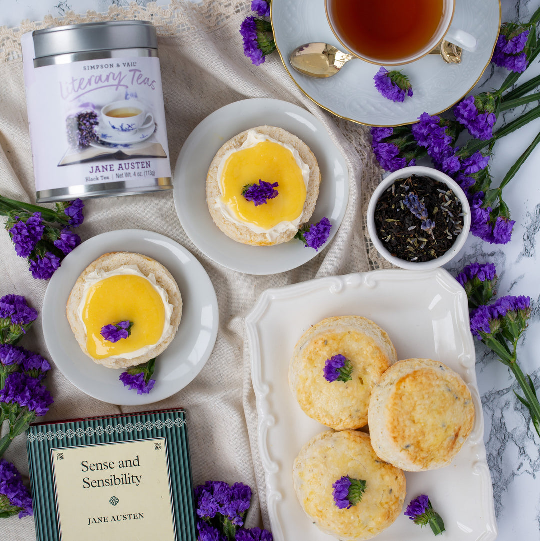 Literary Tea Line: Shakespeare, Austen, Dickens