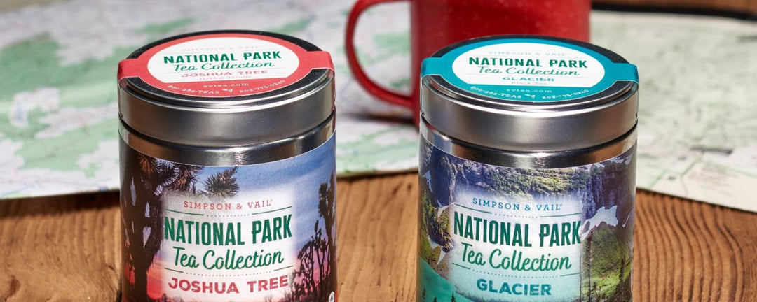 Blending our National Park Teas - Glacier & Joshua Tree