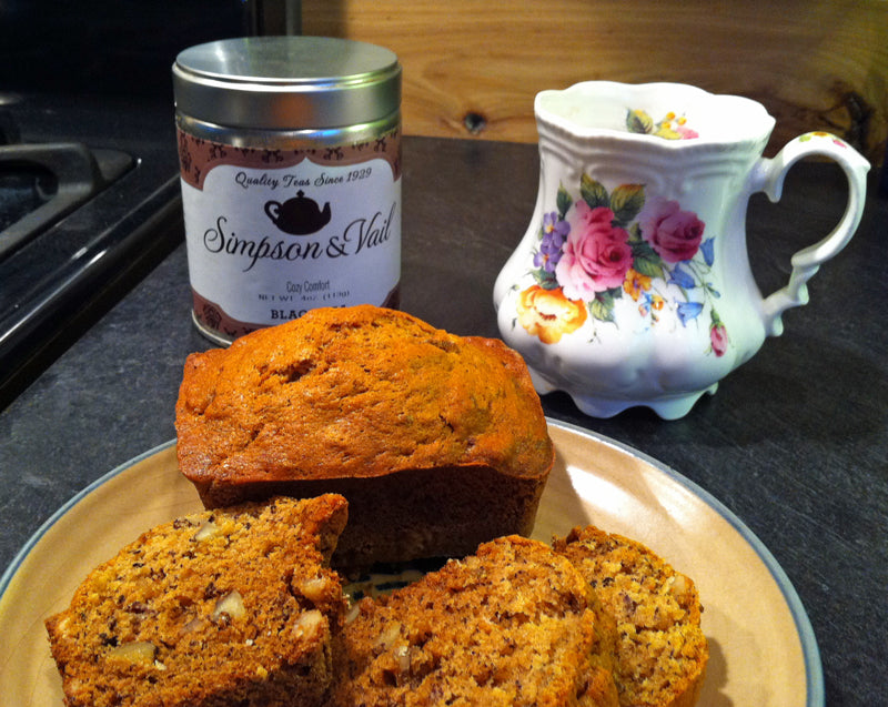 Cozy Comfort Tea Banana Bread