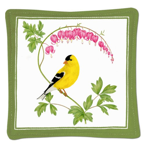 goldfinch spiced mug mat