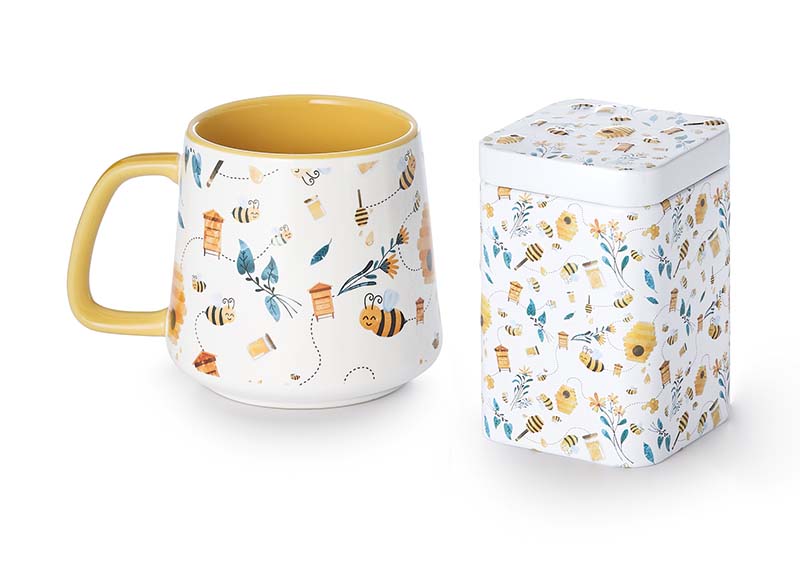 Buzzy Bee Mug &amp; Tin