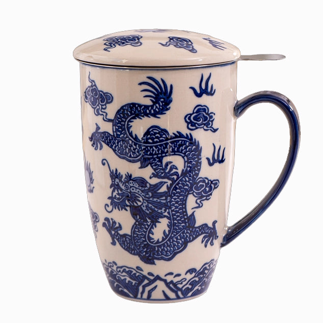 Traditional Ryu Dragon Tea Infuser Mug