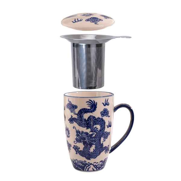Traditional Ryu Dragon Tea Infuser Mug