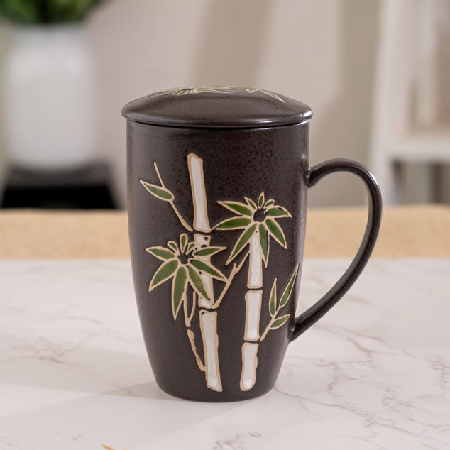 Bamboo Tea Infuser Mug