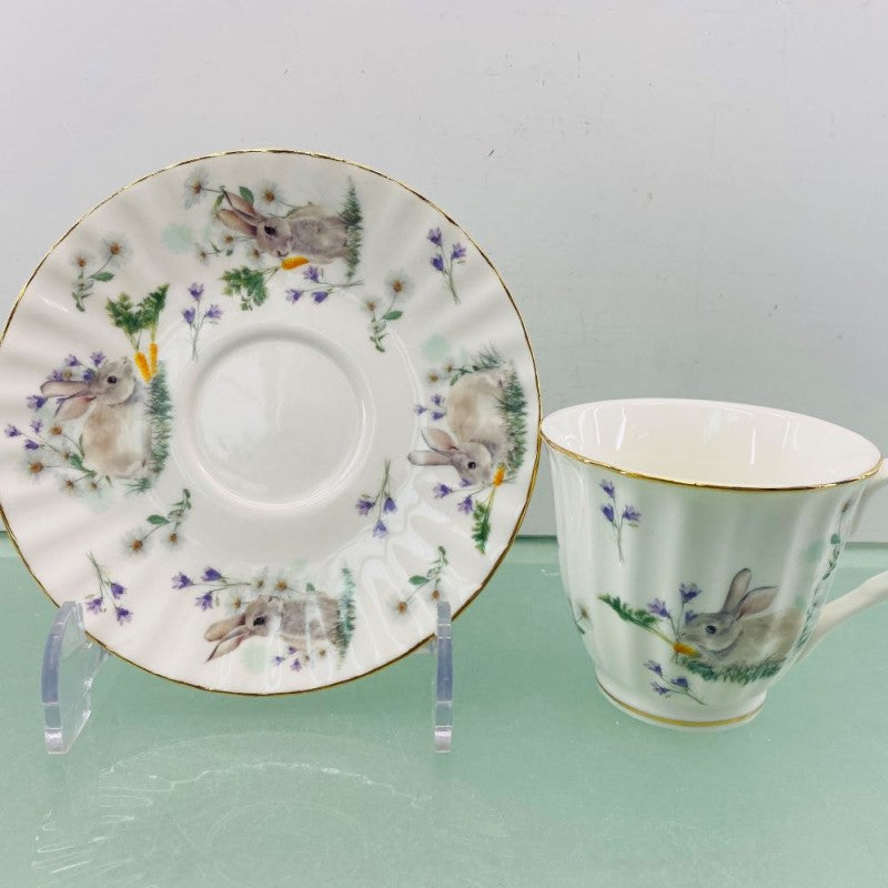 Bunny Teacup &amp; Saucer
