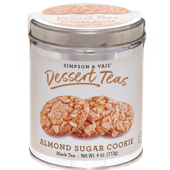 Almond Sugar Cookie Tea Tin