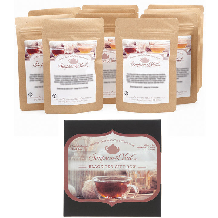 Black Teas Sampler Gift Set - 10 packages - WS