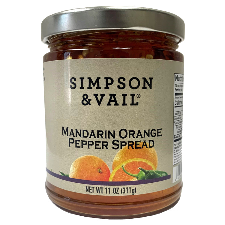 mandarin orange pepper spread jar