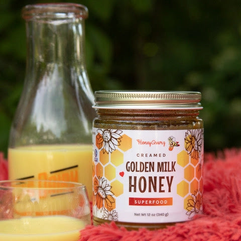 HoneyGramz Golden Milk Creamed Honey
