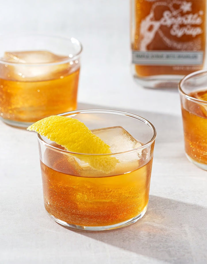 sparkle syrup cocktail