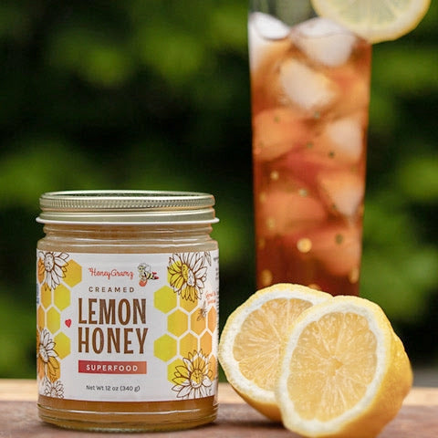HoneyGramz Lemon Creamed Honey