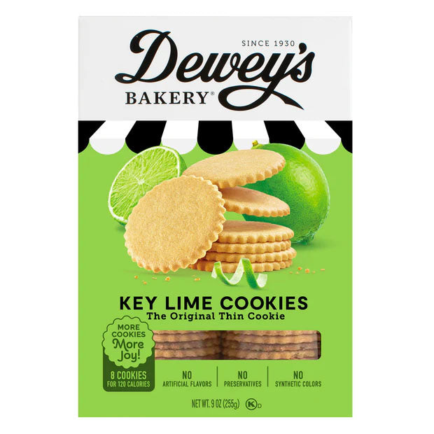Key Lime Moravian Cookies 9oz box