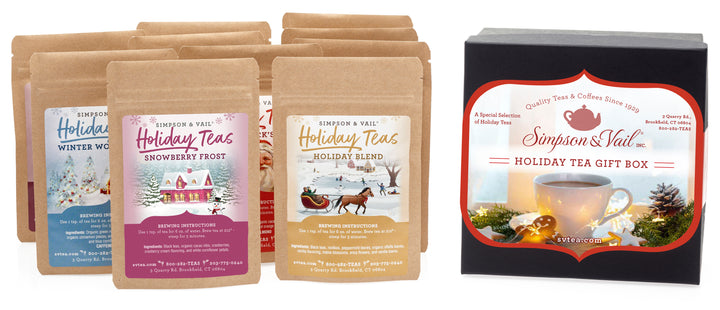 Holiday Tea Sampler Gift - 10 packages - WS
