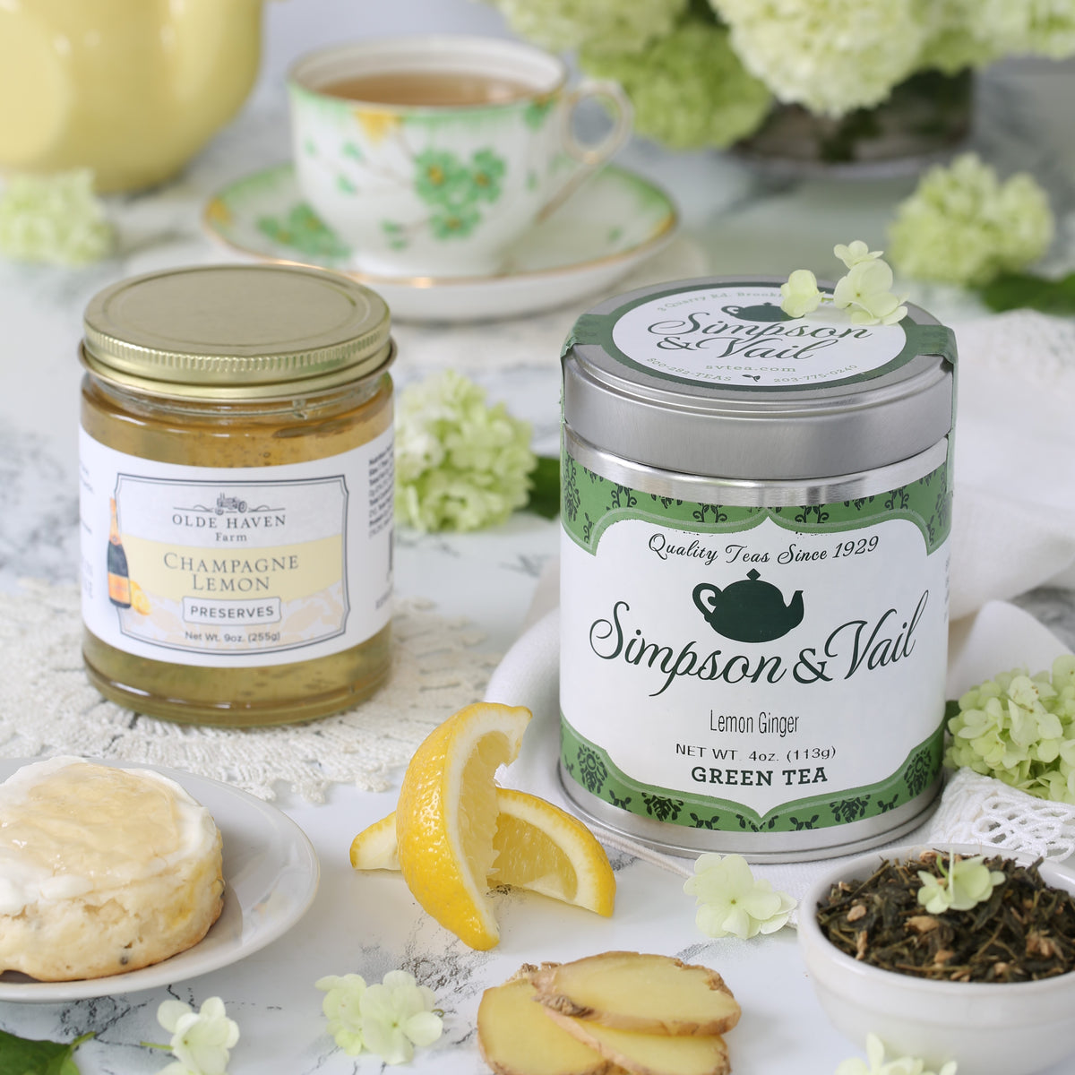Green Lemon Ginger green tea