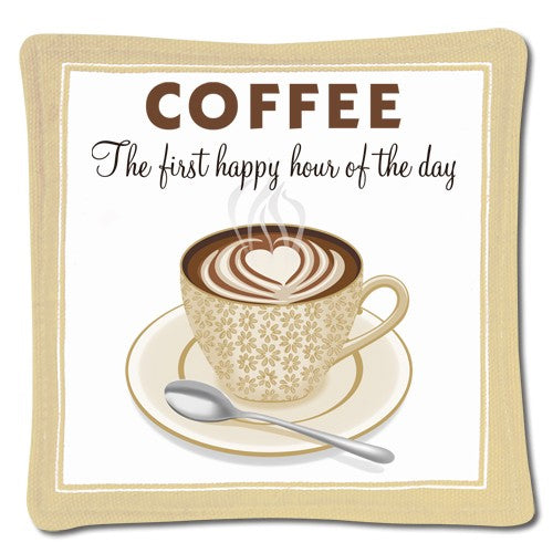 coffee cup spiced mug mat 