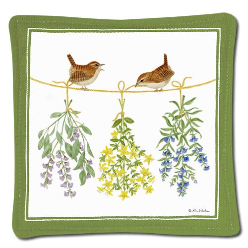 hanging herbs spiced mug mats