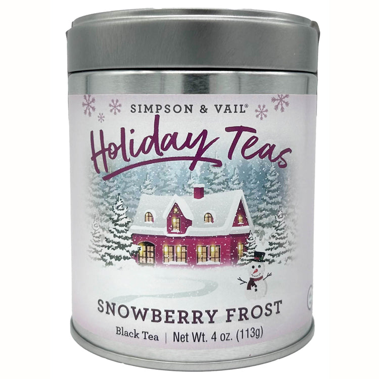 snowberry frost tea tin