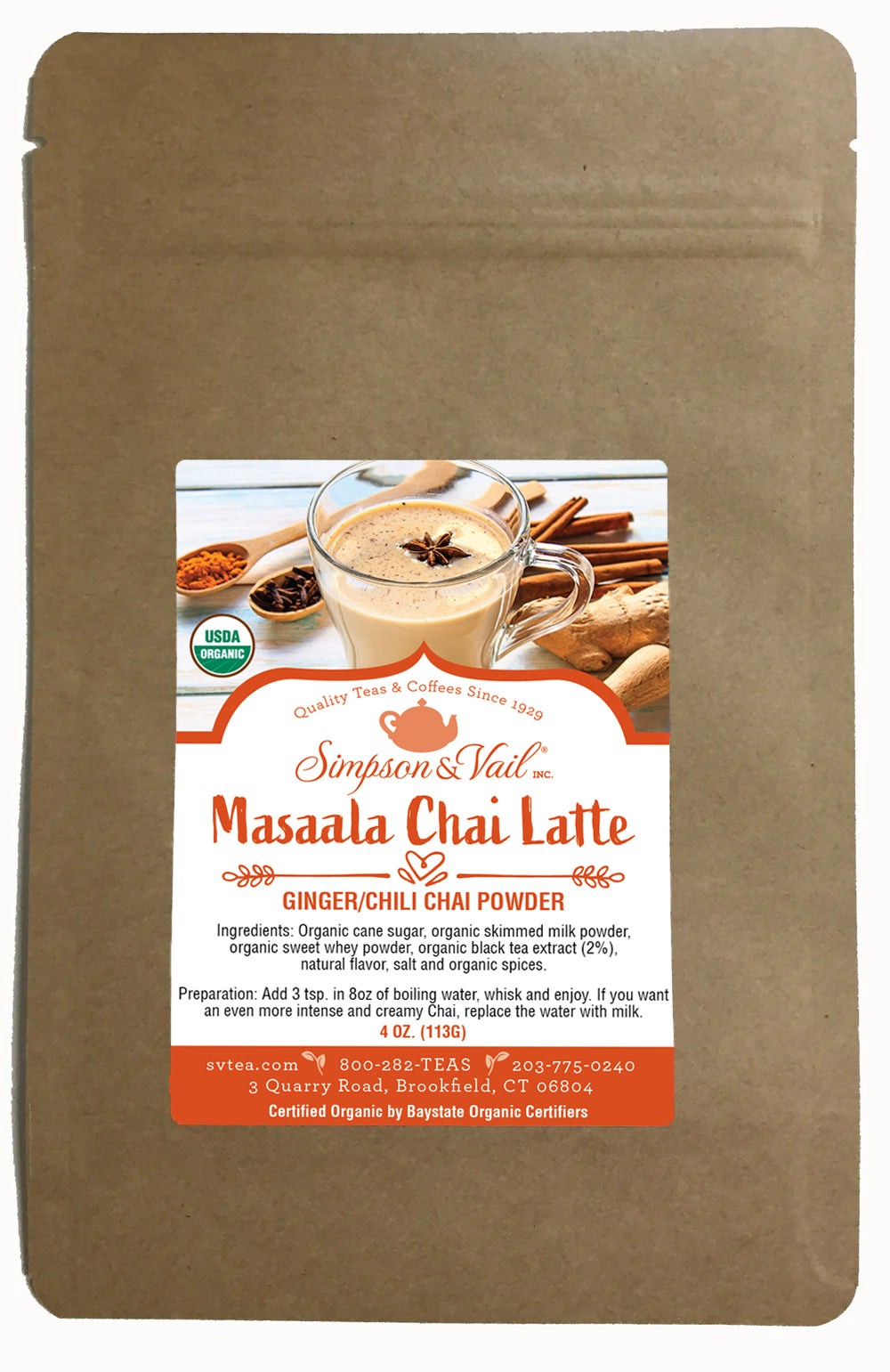 Masaala Chai Latte Powder Packet