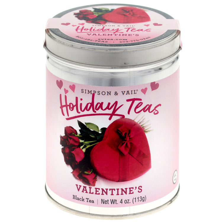 valentine's day tea tin 