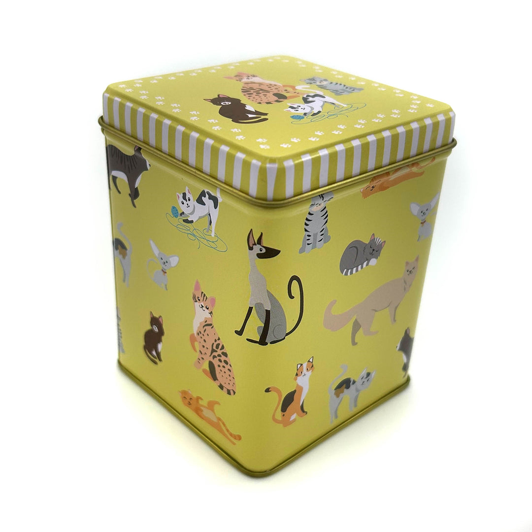 Square Cat Tea Storage 