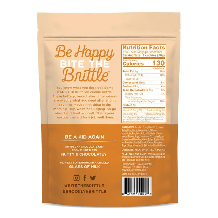 Pecan Chocolate Chip - Italian Cookie Brittle