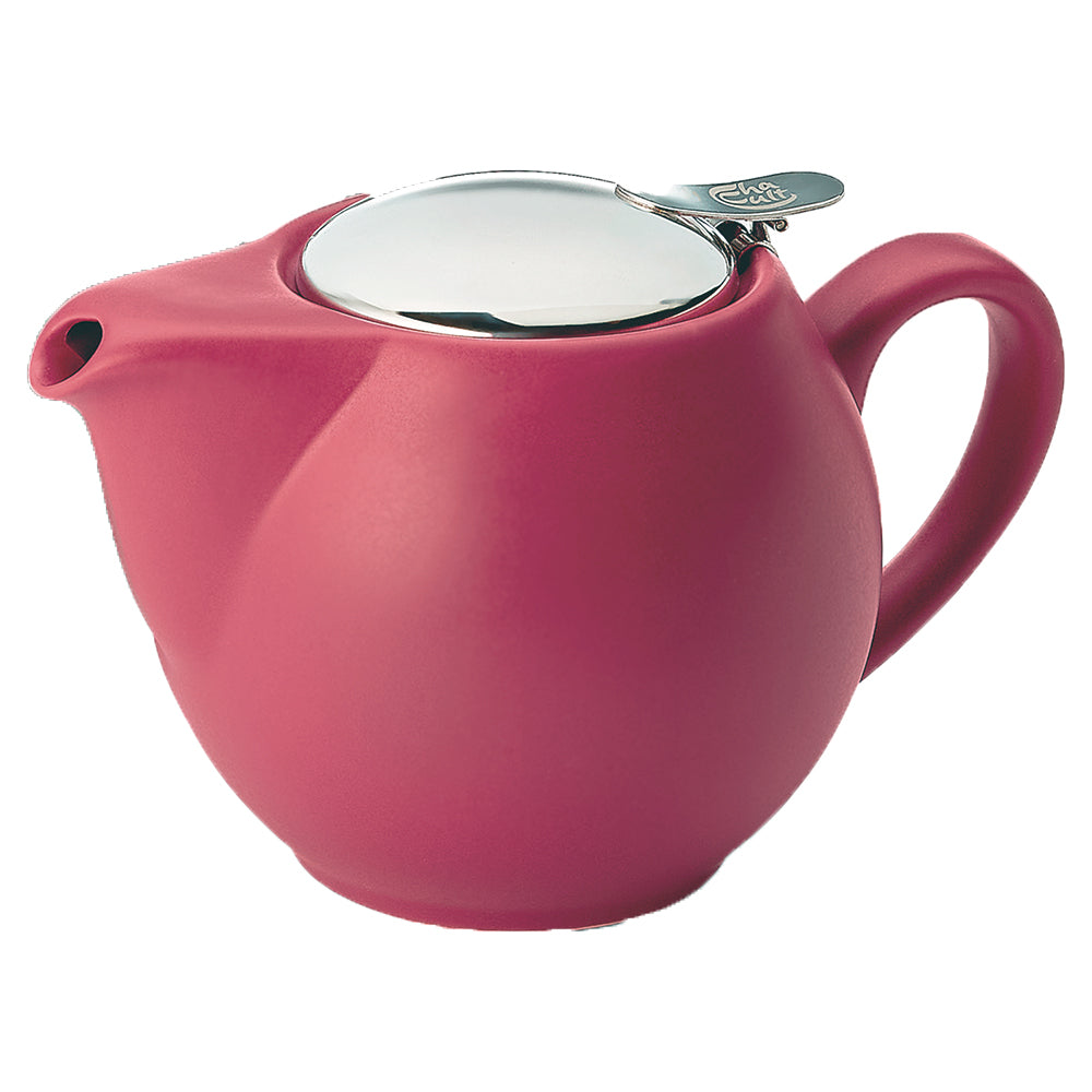 Matte Red Berry Teapot w/ Infuser