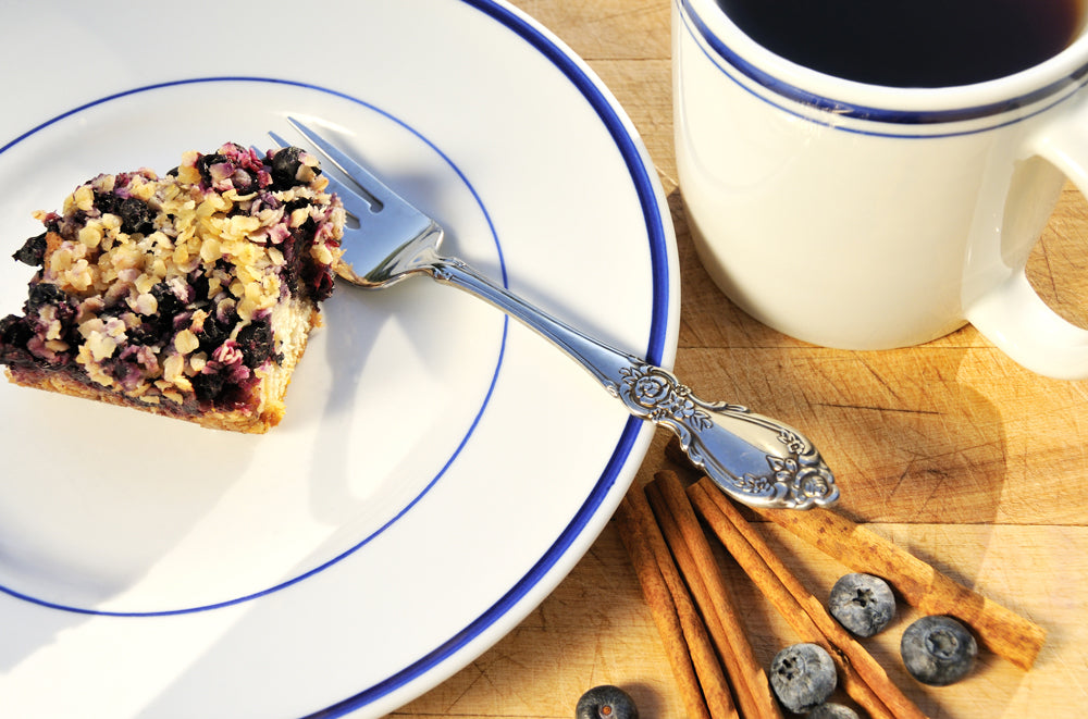 Decaf Blueberry Cinnamon Crumble