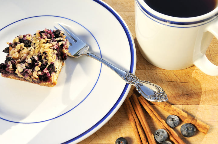 Decaf Blueberry Cinnamon Crumble