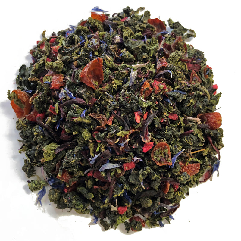 Pink Passionfruit Oolong Tea Pile