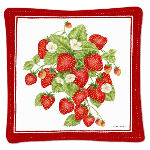 strawberries spiced mug mat