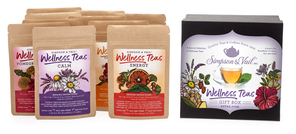 Herbal Wellness Sampler Gift box - 10 packages