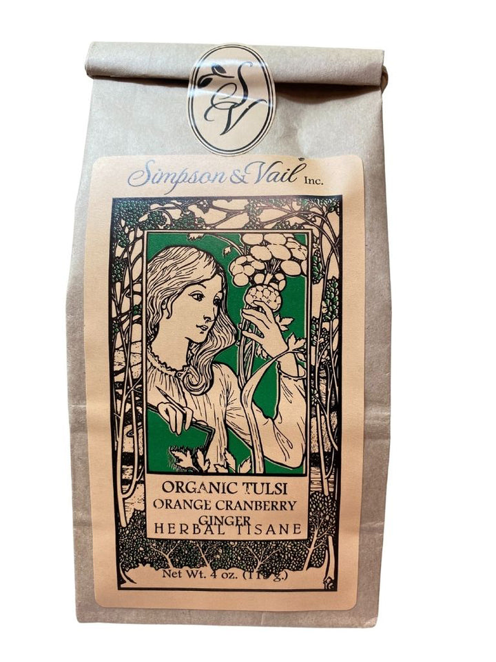 tulsi orange cranberry ginger packaging 