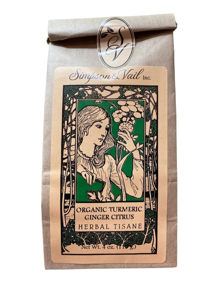 Turmeric Ginger Citrus Wellness Tea Packaging 