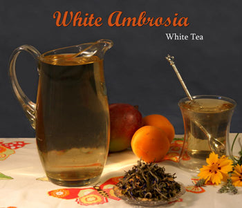 white ambrosia brewed iced tea