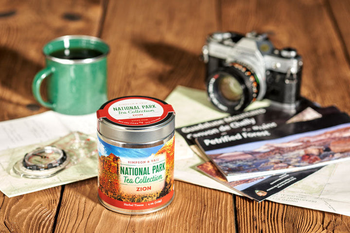 zion tea tin